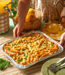 Baked Penne with Crabmeat & Shrimps