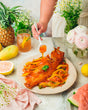 Fried Lapu Lapu with Mango Sweet Chili